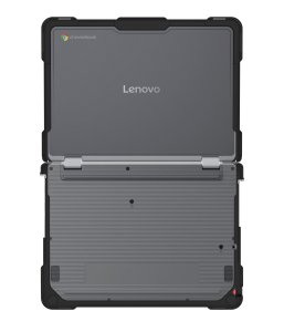 Techair TACHS031 Protective Hard Shell case for Lenovo 500e 5th Gen, 11.6-12.2 black/clear