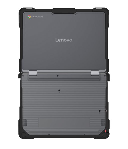 Techair TACHS031 Protective Hard Shell case for Lenovo 500e 5th Gen, 11.6-12.2 black/clear