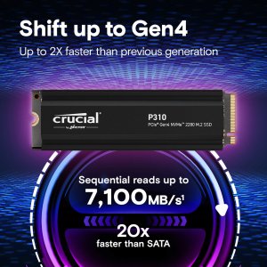Crucial P310 2 TB M.2 PCI Express 4.0 NVMe