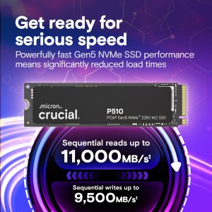 Crucial P510 2 TB M.2 PCI Express 5.0 NVMe TLC