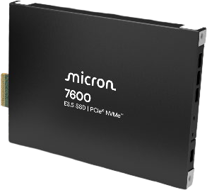 Micron 7600 PRO 3.84 TB E3.S PCI Express 5.0 NVMe 3D TLC NAND