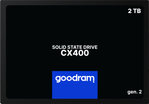 Goodram CX400 SSDPR-CX400-02T-G2 2 TB 2.5″ Serial ATA III 3D NAND