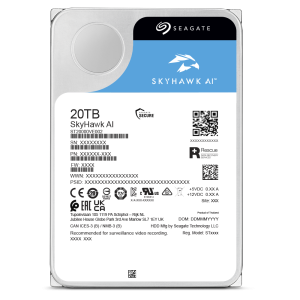 Seagate SkyHawk AI ST20000VE004 internal hard drive 20 TB 7200 RPM 512 MB 3.5" Serial ATA III