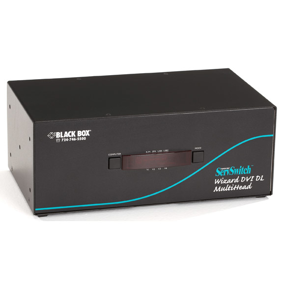 Black Box ServSwitch Wizard KVM switch Rack mounting