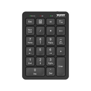 Port Designs 900802 numeric keypad Laptop/PC Bluetooth Black