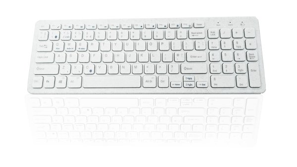 Accuratus KYB-BIO960-BTWH keyboard RF Wireless + Bluetooth