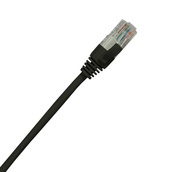 Connectix 003-3NB4-020-09C networking cable Black 2 m Cat5e Round