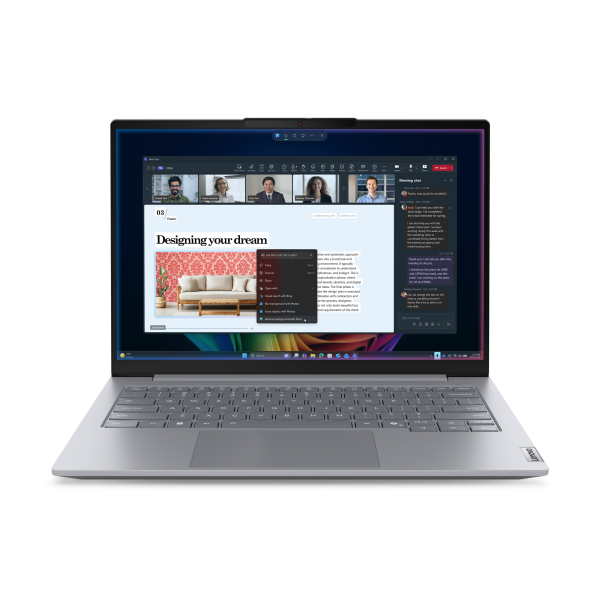 Lenovo ThinkBook 14 G9 IPL Copilot+ PC Intel Core Ultra 7 355 Laptop 35.6 cm (14") WUXGA 16 GB DDR5-SDRAM 512 GB SSD Wi-Fi 7 (802.11be) Windows 11 Pro Grey English