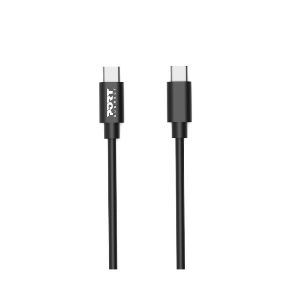 Port Designs 900074/10 USB cable USB 3.2 Gen 1 (3.1 Gen 1) 1 m USB C 5 Gbit/s 60 W Black