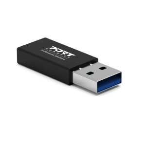 Port Designs 900154 cable gender changer USB-A USB-C Black