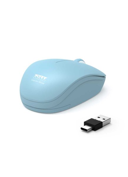 Port Designs 900544 mouse Office Ambidextrous RF Wireless Optical 1600 DPI