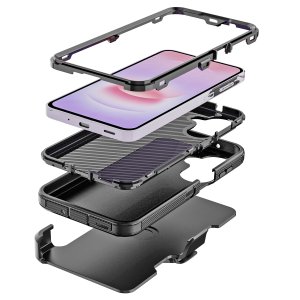Techair TAPGR045 The Samsung A27 5G Rugged Case offers a perfect fit, easy access, and ultimate protection—complete with an inbuilt screen protector to keep scratches at bay. Tough, stylish, and built to last!