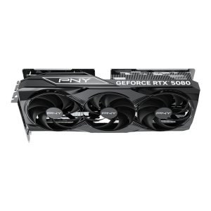 PNY GeForce RTX 5080 Overclocked Triple Fan GPU NVIDIA 16 GB GDDR7