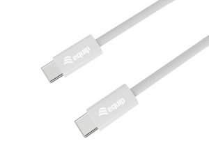 Equip USB 2.0 Cable, USB-C Male to USB-C Male, 0.3m, PD 60W, White