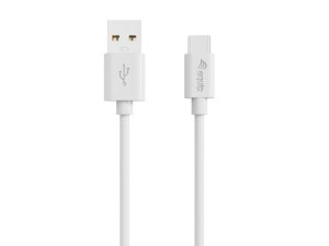 Equip USB 2.0 Cable, USB-A Male to USB-C Male, 2m White