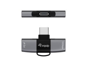 Equip 2 in 1 USB-C OTG Adapter, PD 100W, 10Gbps