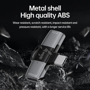 Equip 2 in 1 USB-C OTG Adapter, PD 100W, 10Gbps