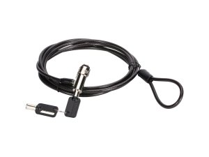 Conceptronic CUSTODIO02BNM Keyed Laptop Lock, Nano Lock Slot, Master Keyed Compatible, 1.8m