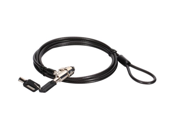 Conceptronic CUSTODIO02BSM Keyed Laptop Lock, Standard Security Slot, Master Keyed Compatible, 1.8m
