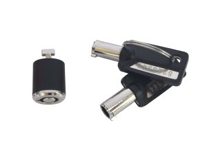 Conceptronic CUSTODIO03BSM Keyed Chassis Lock, Standard Security Slot, Master Keyed Compatible