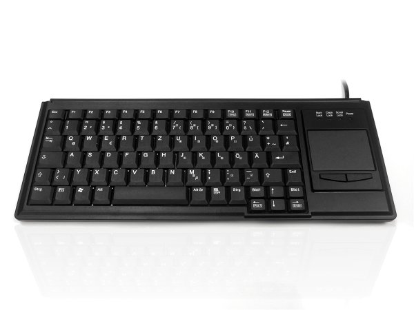 Accuratus K82B keyboard Universal USB QWERTZ German Black