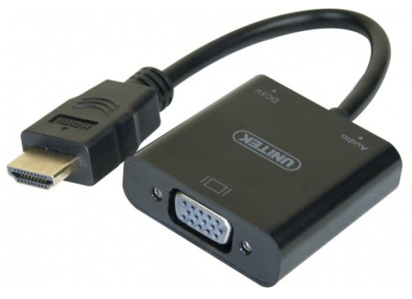 HDMI to VGA Converter with Audio - 15 cm