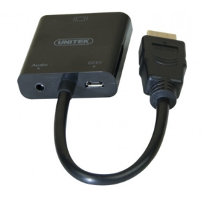 HDMI to VGA Converter with Audio - 15 cm