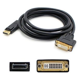 Lenovo 0A36536 Compatible 20.00cm (8.00in) Mini-DisplayPort Male to VGA Female Black Adapter Cable