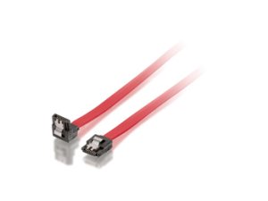 SATA/SATA, 7pin, 0.3m, Red