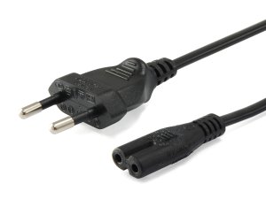 High Quality Power Cord,C7 to 2pin Euro, 3.0M, Black