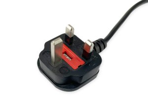 Equip 112300 Black 2 m BS 1363 C13 coupler