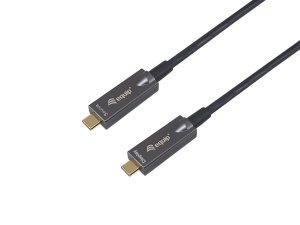 USB-C to C Active Optical Cable, M/M, 5.0m, PD 60W, 4K/60Hz, 10Gbps, Video+Data+PD