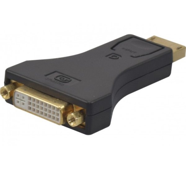 DisplayPort to DVI-D, Black
