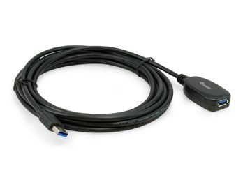 Equip 133346 USB cable USB 3.2 Gen 1 (3.1 Gen 1) 5 m USB A Black