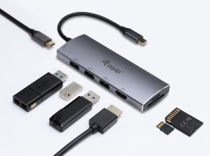 Equip USB-C 7 in 1 Multifunctional Adapter