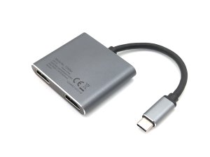 Equip USB-C 4 in 1 Dual HDMI Adapter