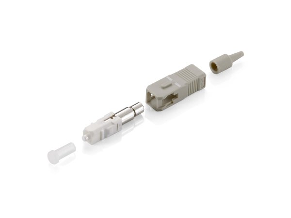 Equip SC Connector, Multimode, Beige