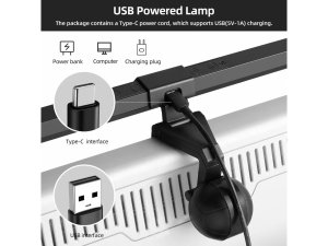 Equip Monitor USB LED Lamp with Touch Control