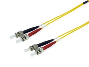 Equip ST/ST Fiber Optic Patch Cable, OS2, 20m