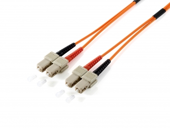 Equip SC/SC Fiber Optic Patch Cable, OS2, 15m