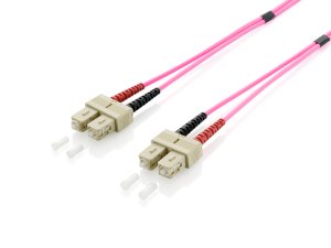 Equip SC/SC Fiber Optic Patch Cable, OM4, 20m