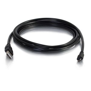 C2G 9.8ft (3m) USB 2.0 A to Micro-B Cable M/M - Black
