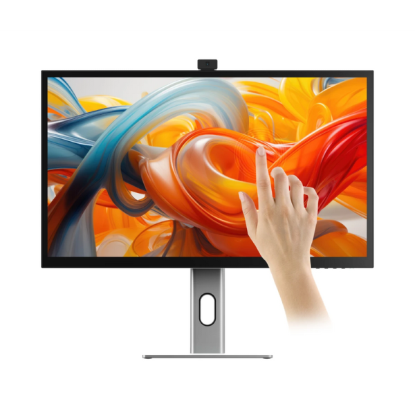 ALOGIC Clarity Pro Touch computer monitor 68.6 cm (27") 3840 x 2160 pixels 4K Ultra HD LCD Touchscreen Black, Silver