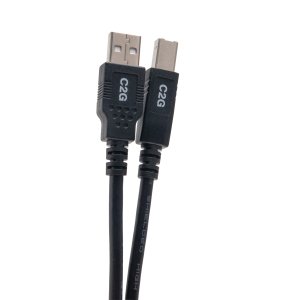 C2G 9.8ft (3m) USB 2.0 A/B Cable - Black