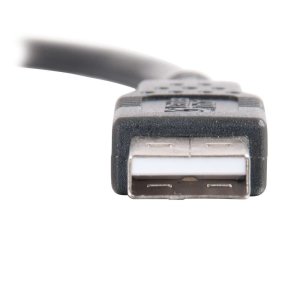 C2G 6.6ft (2m) USB 2.0 A Male to A Male Cable - Black