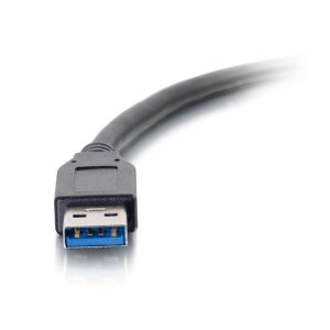 C2G 3ft (0.9m) USB-C® to USB-A 3.2 Gen 1 (5Gbps) Cable M/M - Black