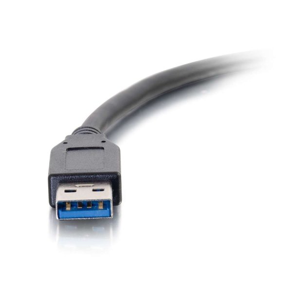 C2G 6ft (1.8m) USB-C® to USB-A 3.2 Gen 1 (5Gbps) Cable M/M - White