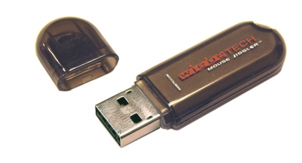 Mouse Jiggler MJ-1 (automatic mouse activity dongle - slow heartbeat so you can continue using the computer), packaged for retail sale