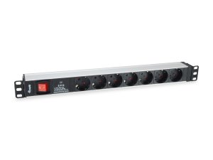 7 x DIN49440, 1 x Schuko, 1U, 250VAC, 50-60 Hz, 16A, 740 g