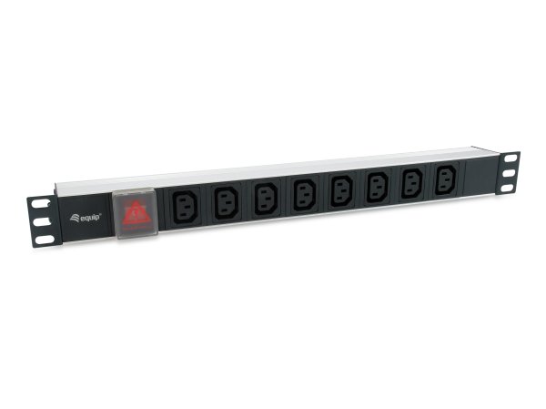 Equip 333310 power distribution unit (PDU) 8 AC outlet(s) 1U Black